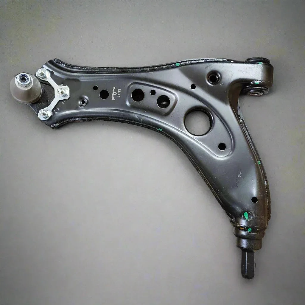 QH QSA1950S Front Lower Left Suspension Arm - Compatible with Seat Ibiza, Seat Cordoba, Skoda Fabia, and Volkswagen Polo Models - GT Motor Part