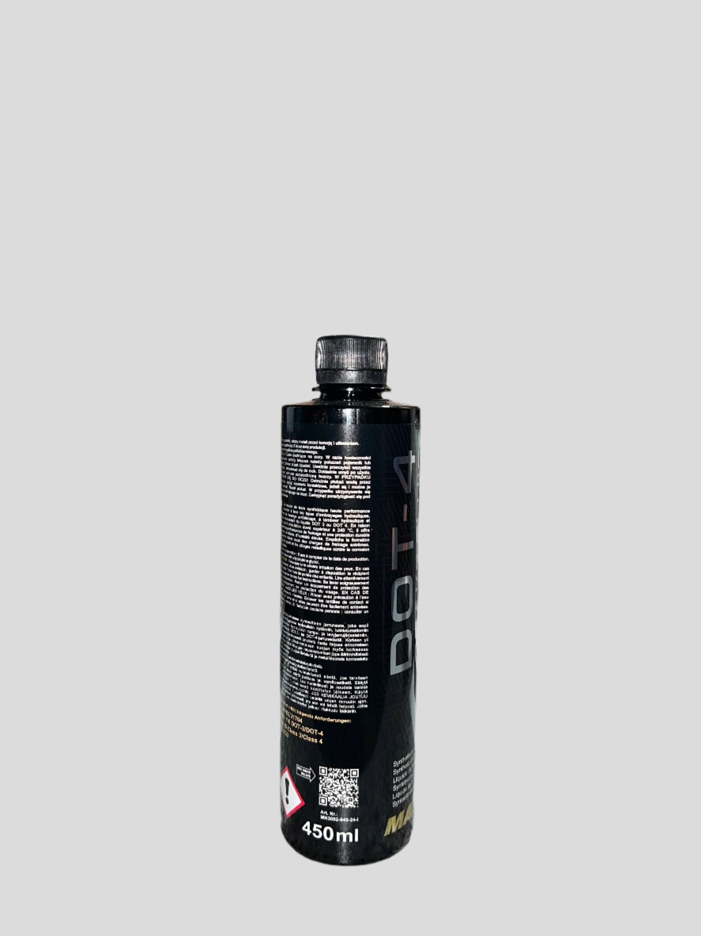 Mannol DOT-4 Brake Fluid 450ml - Synthetic, High Performance Hydraulic Fluid