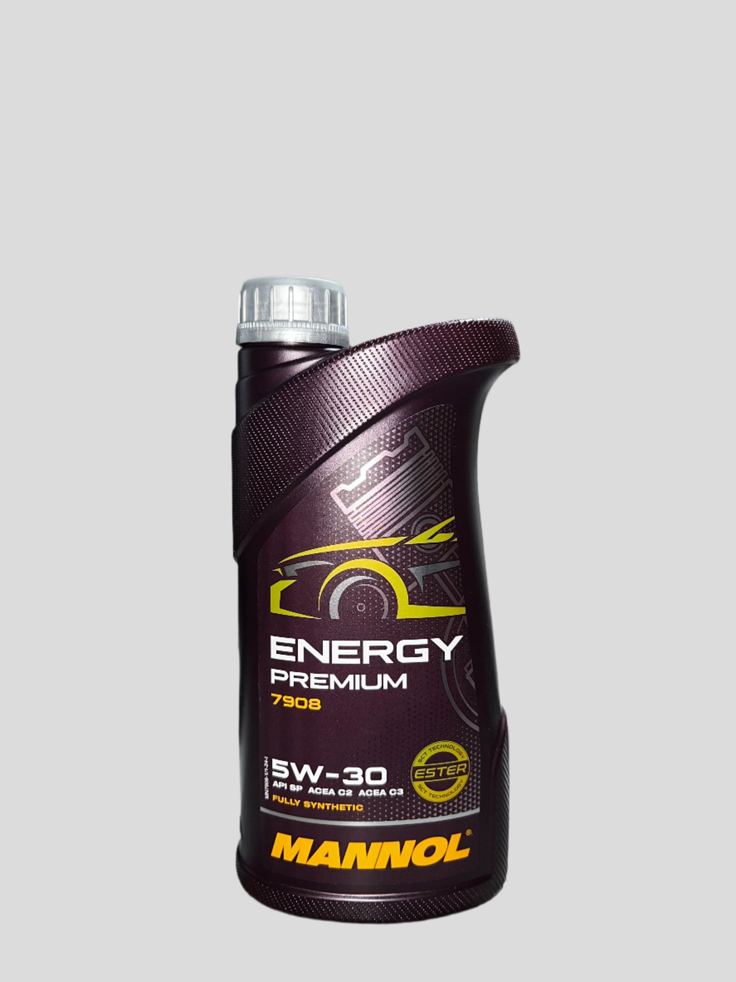 Mannol Energy Premium 7908 Fully Synthetic 5W-30 Motor Oil 1L - API SP, ACEA C2 C3 C5