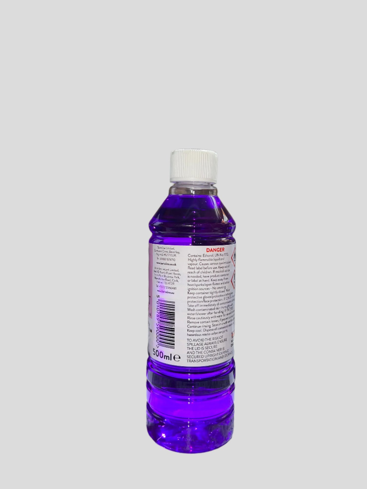 Bartoline Methylated Spirit 500ml - Cleaner, Fuel & Stain Remover - GT Motor Part