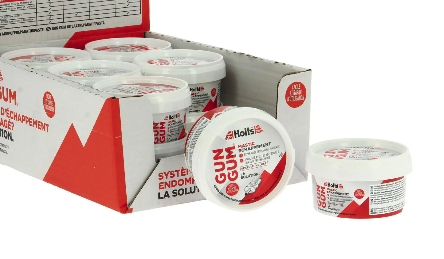 HOLTS GUN GUM Exhaust System Repair Paste - Quick and Permanent Fix for Exhaust Leaks - GT Motor Part