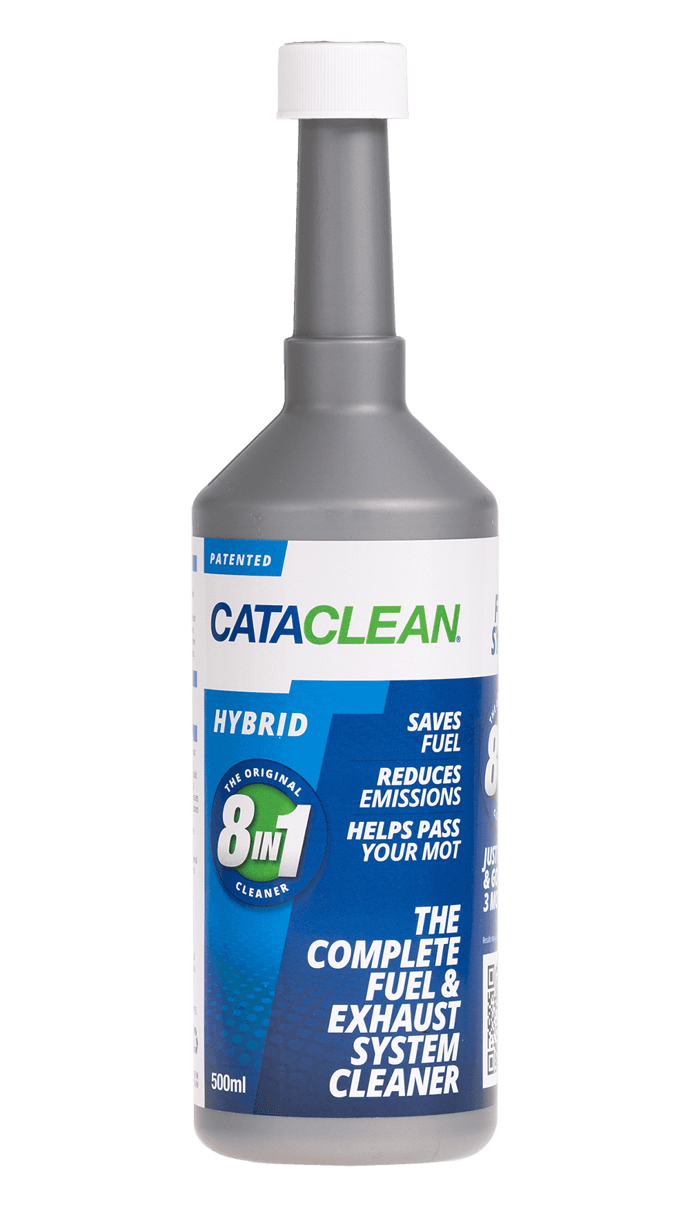 Cataclean 8 in 1 Fuel & Exhaust System Cleaner 500ml – Petrol Diesel Hybrid Engine Treatment