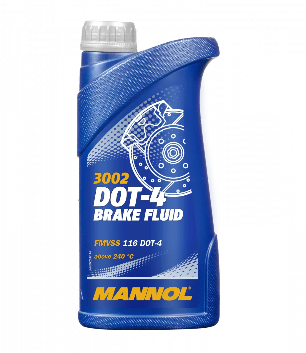 MANNOL DOT-4 Brake Fluid 1L - GT Motor Part
