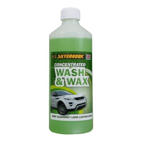SILVERHOOK - Wash & Wax ConcentratedSilverhook Wash & Wax Concentrated 500ml – Car Shampoo with Wax for Long Lasting Shine - car wax - Silverhook