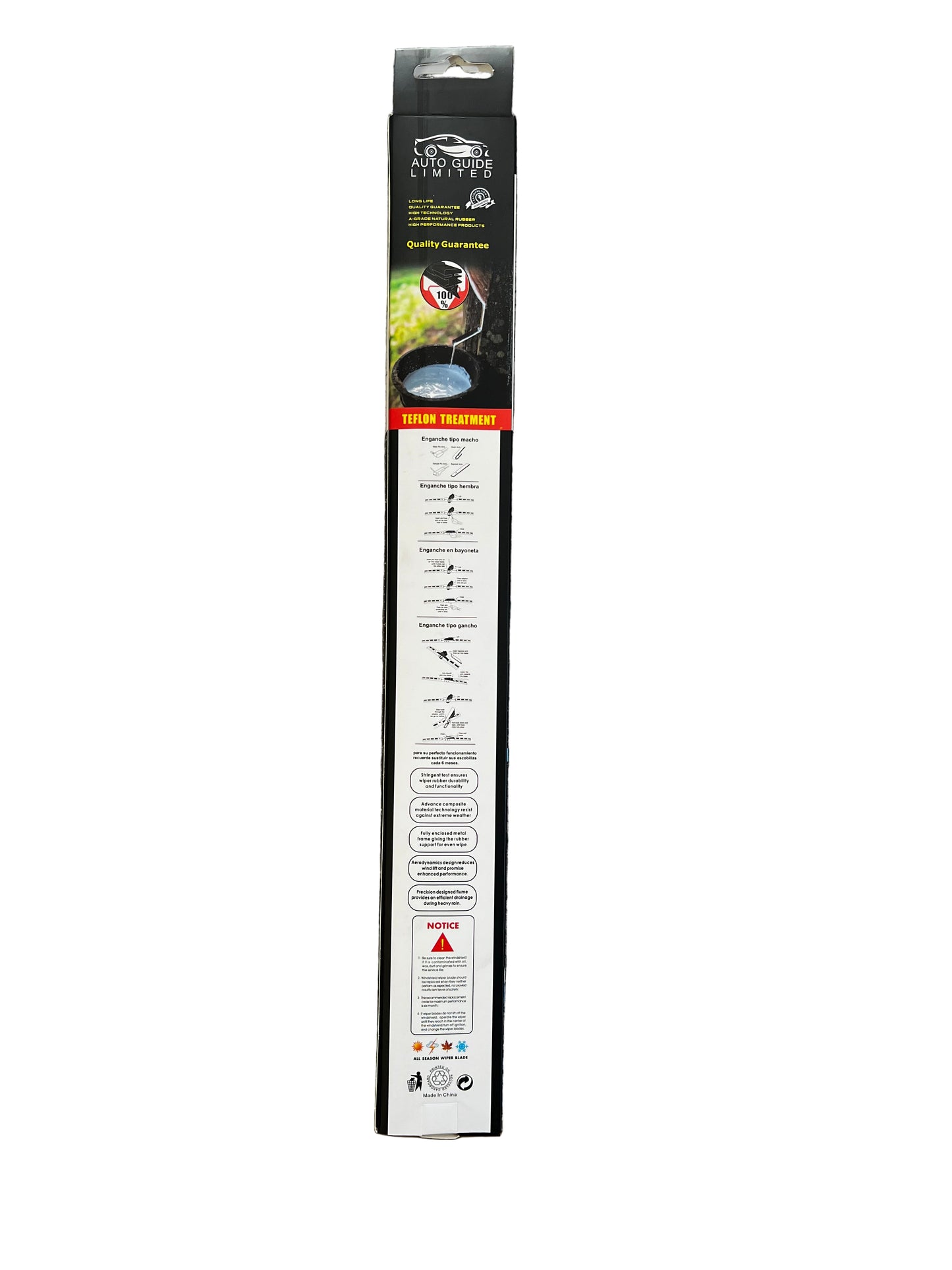 O.E.MODEL - Standard Wiper Blade 19" Single
