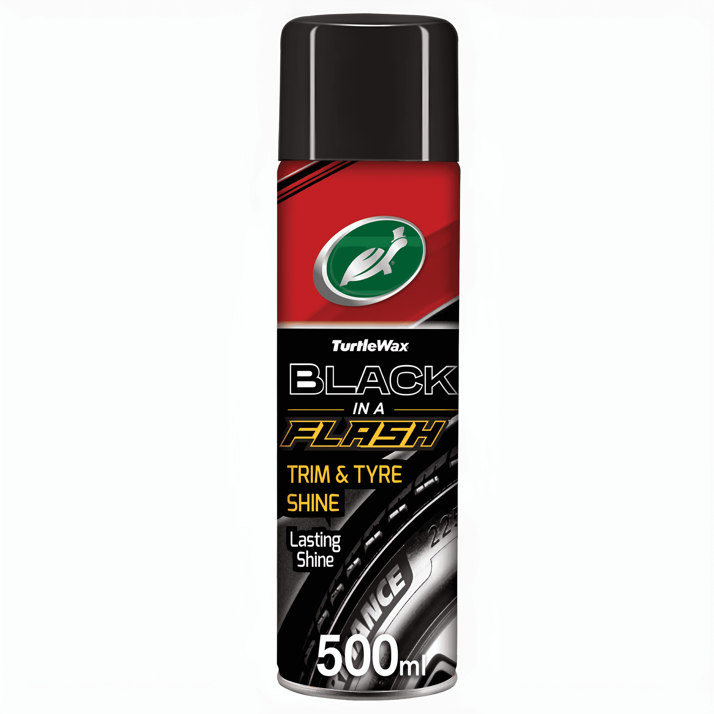 Turtle Wax Black In A Flash Aerosol Spray 500ml – Trim & Plastic Restorer
