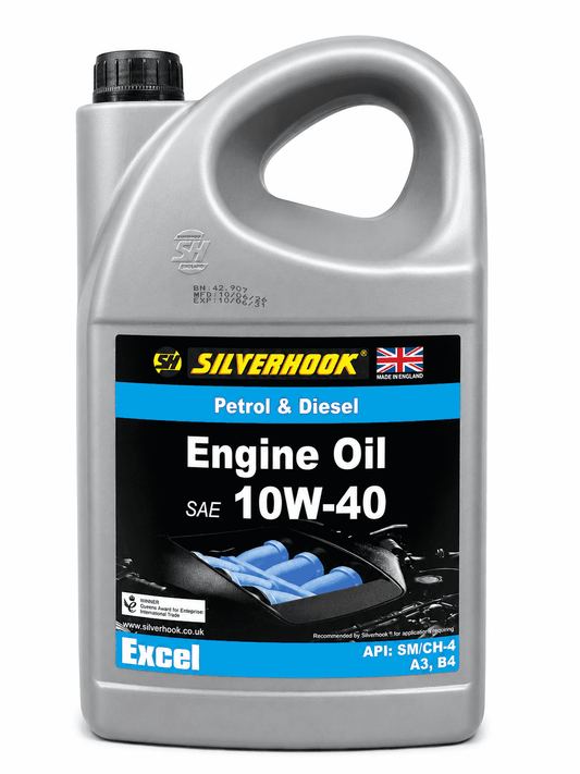 Silverhook 10W-40 Semi Synthetic Engine Oil 5L Petrol & Diesel | GTM
