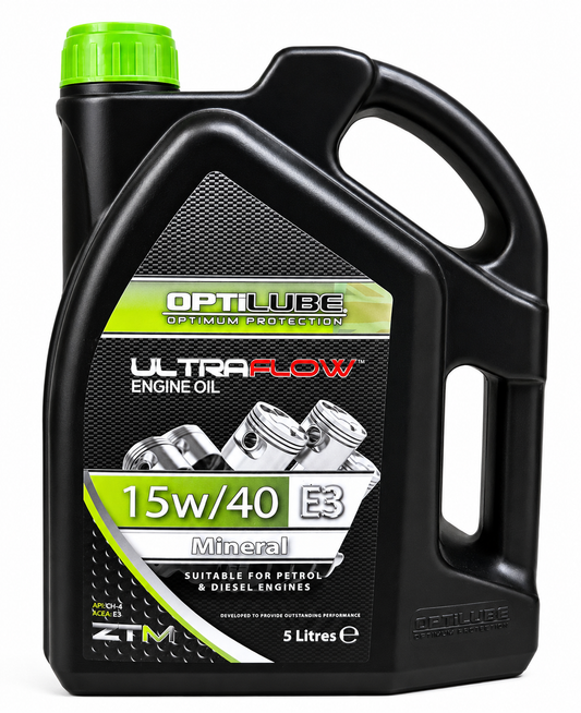 Optilube 15W-40 Semi Synthetic Engine Oil API SL/CH-4 ACEA A3/B4 | GTM