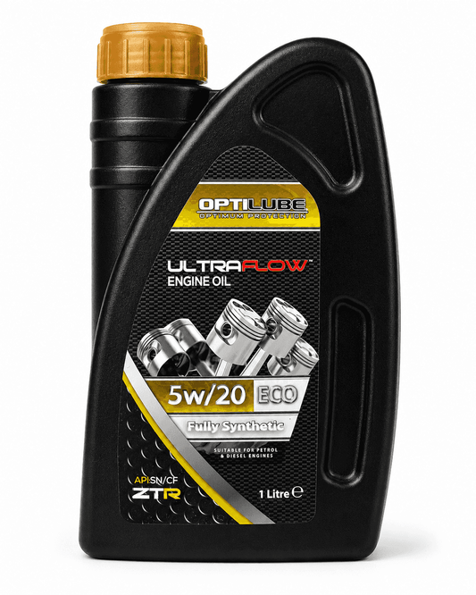 Optilube 5W-20 Eco Fully Synthetic Engine Oil 1L - API SN/CF ILSAC GF-5 Ford WSS-M2C948-B