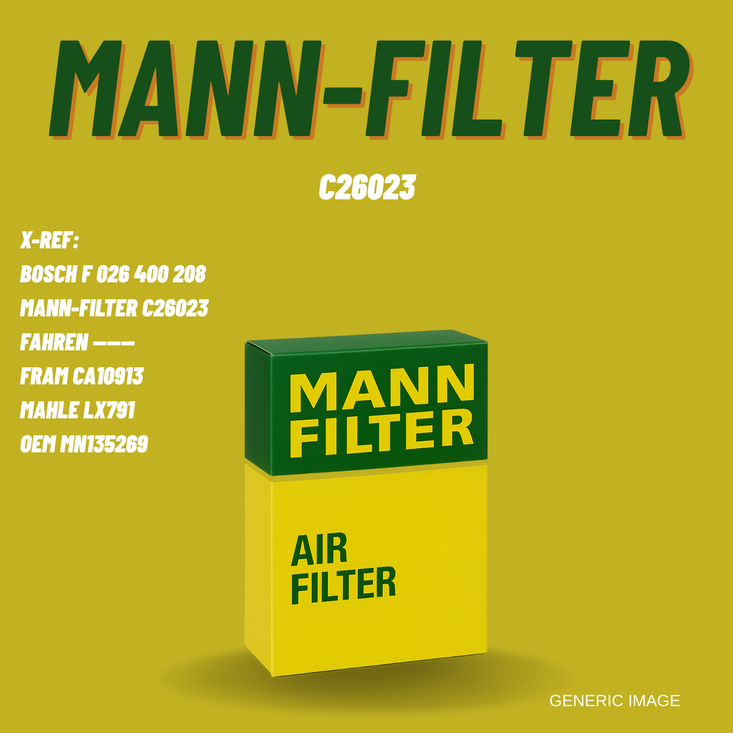 C26023 MANN-FILTER Air Filter