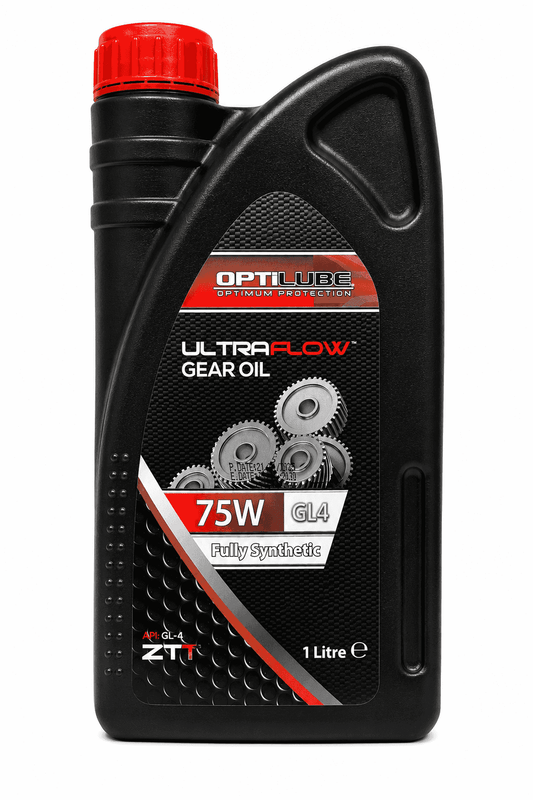 Optilube UltraFlow 75W GL-4 Fully Synthetic Manual Transmission Fluid 1L