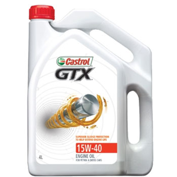 CASTROL 15W40 Engine Oil - 4L Premium Multi-Grade Motor Oil for All Vehicles