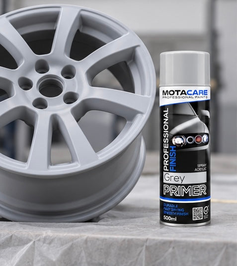 Motacare Professional Acrylic Spray Paint – Grey Primer 500ml (MCGP500)