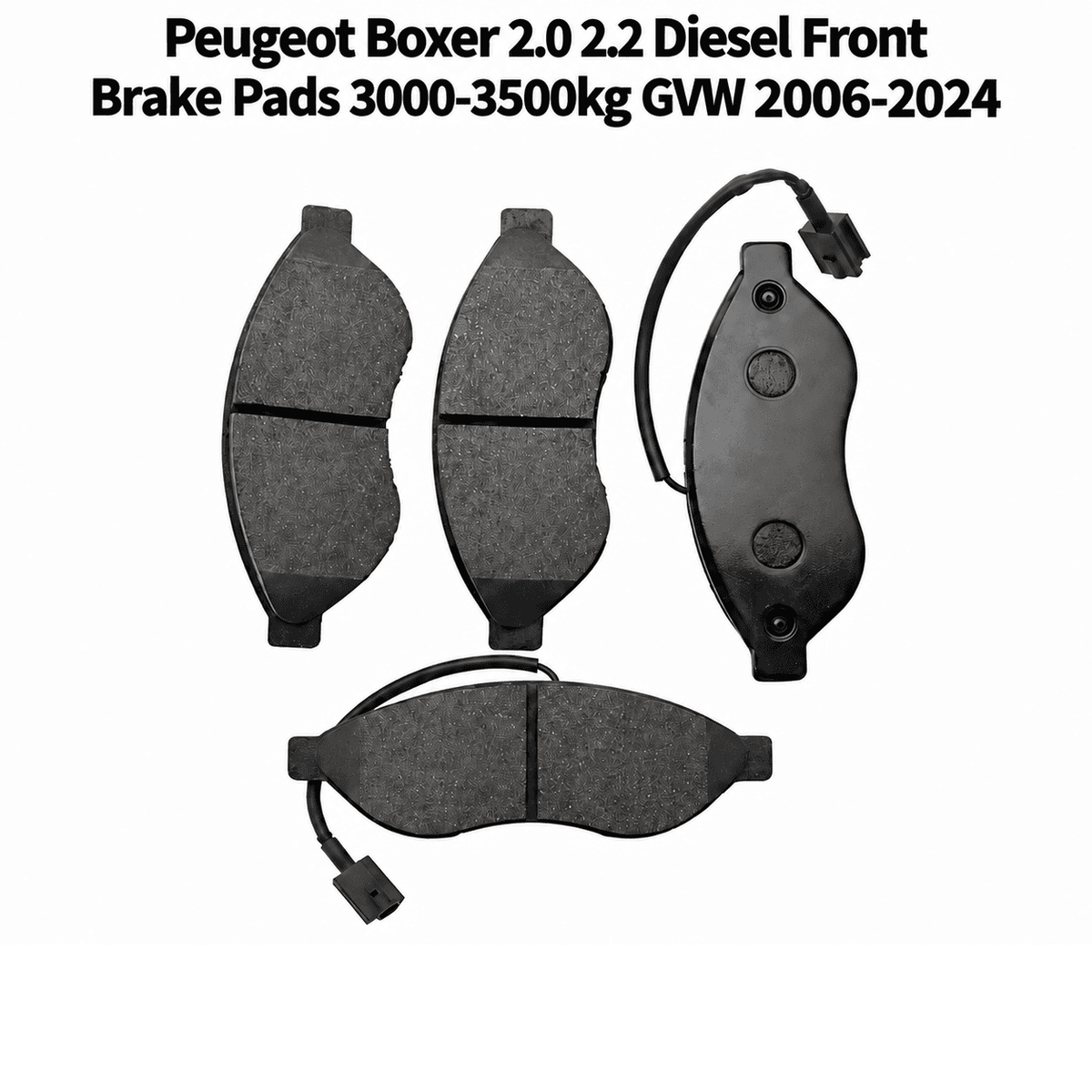 Peugeot Boxer 2.0 / 2.2 (2006 - 2024) Front Brake Pads Set - Brake Pads - GT Motor Part