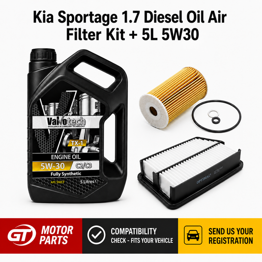 Kia Sportage 1.7 CRDi MK3 (2010-2016) Oil & Air Filter Service Kit + 5L 5W30 | GTM