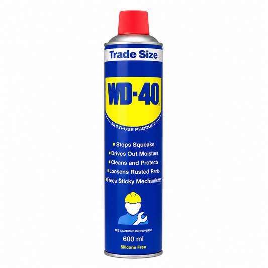 WD-40 Multi-Purpose Lubricant Spray 600ml - Penetrates, Protects & Displaces Moisture