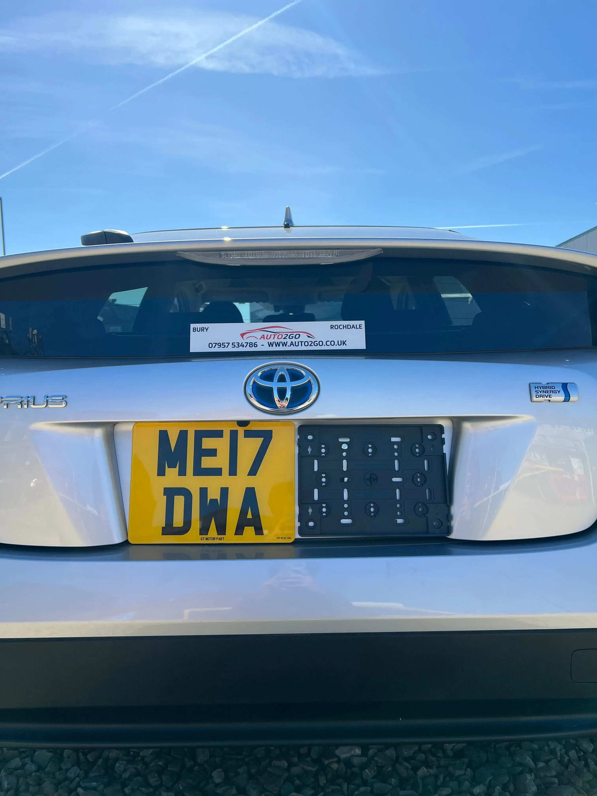Square Rear Number Plate Vehicle Number Plate for Motorbikes and Taxis – GT Motor Part
