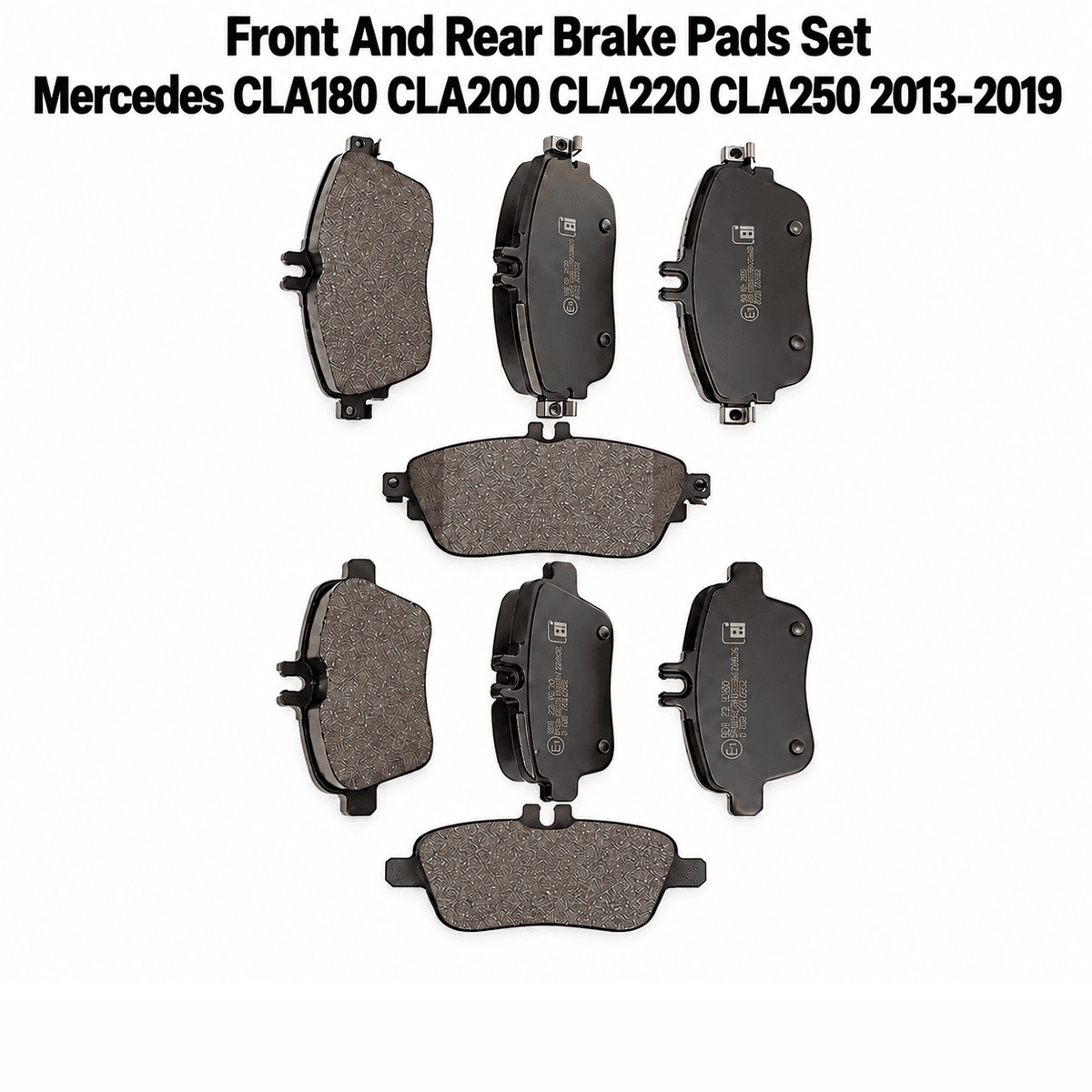 Mercedes-Benz CLA (2013-2019) Front & Rear Brake Pads Set