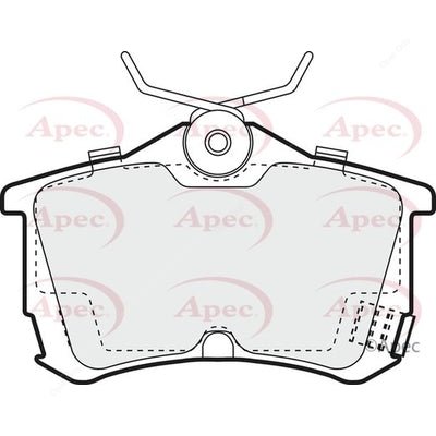 ABTEX BRAKE PADS - PAD1046 - GT Motor Part - brake pad