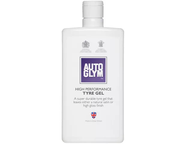 Autoglym High Performance Tyre Gel 500ml - Durable Tyre Dressing for High Gloss or Satin Finish