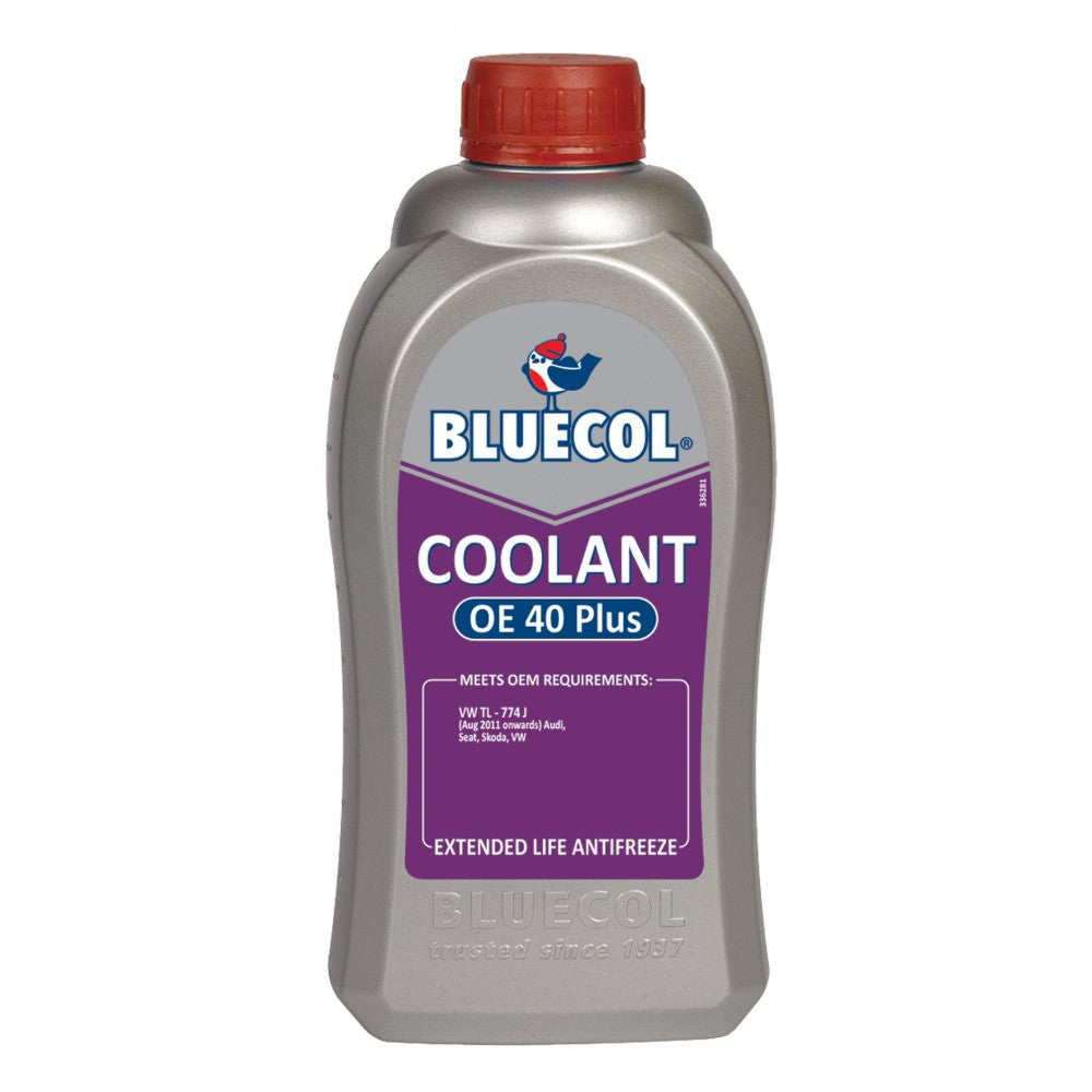 Bluecol OE 40 Plus Antifreeze & Coolant 1L - Advanced Protection for Modern Petrol and Diesel Engines