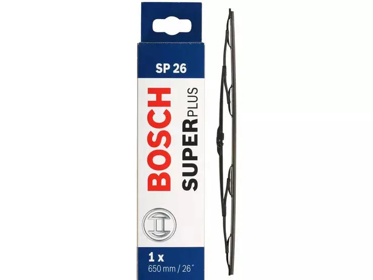 BOSCH Standard Style Wiper Blades - 15” to 28” Universal Fit for All Weather Conditions