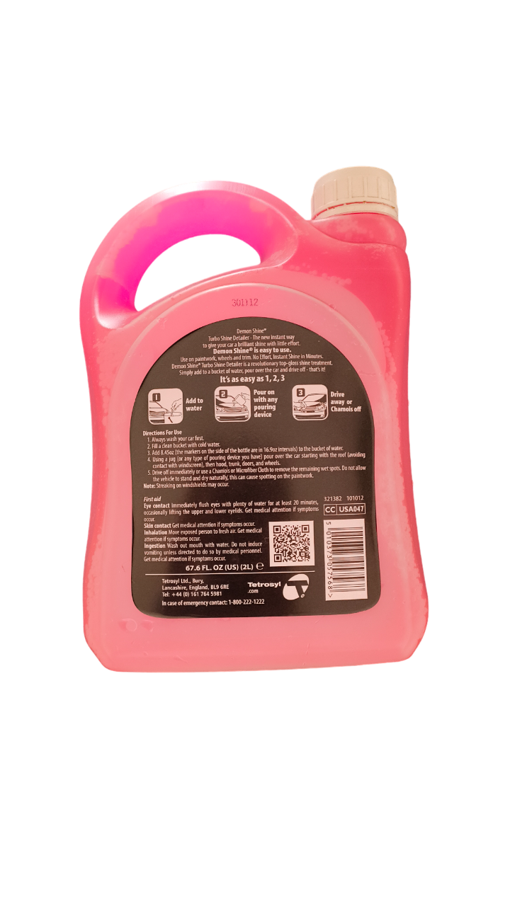 CarPlan Demon Shine Turbo Shine Detailer - 2L for Instant Gloss and Protection