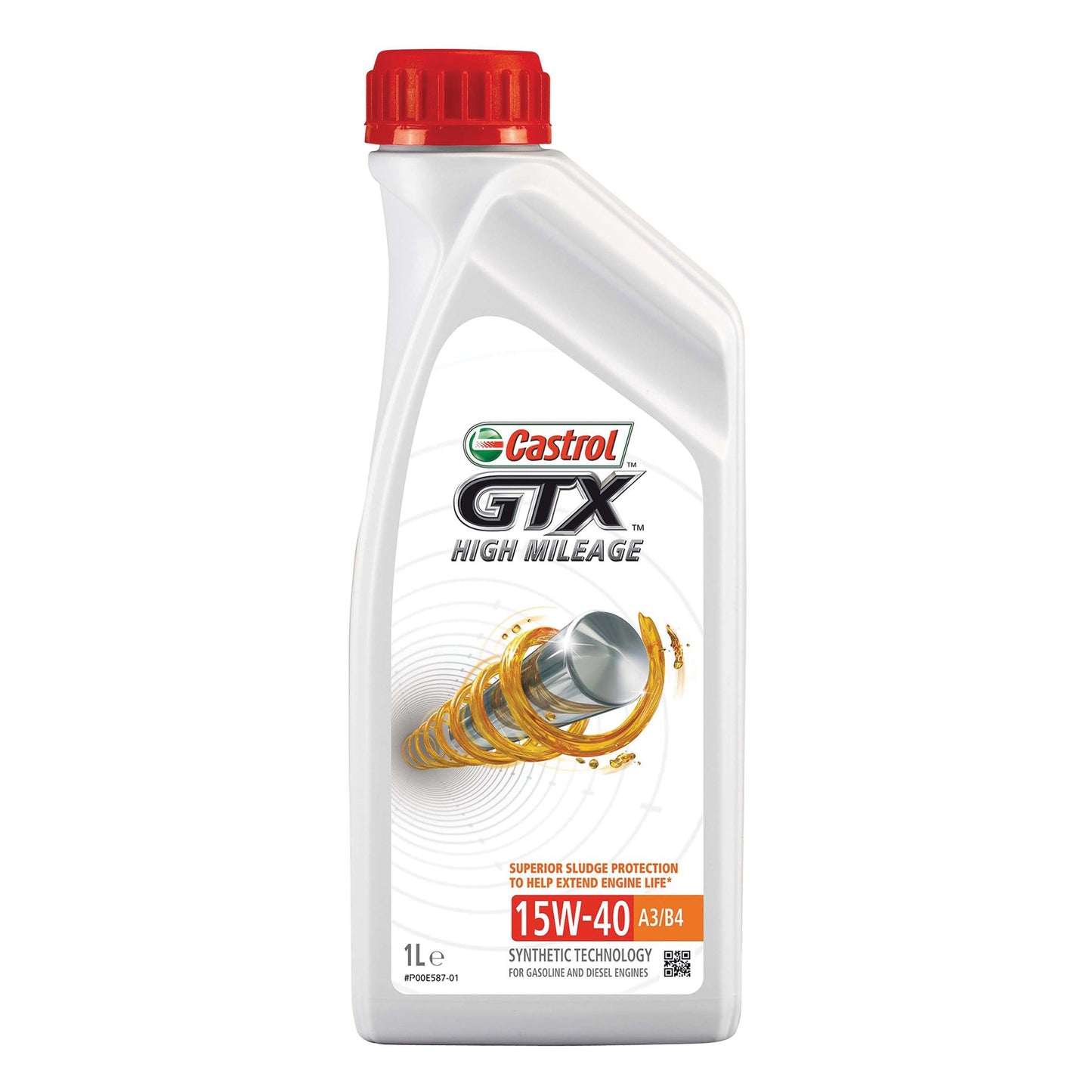 CASTROL 15W40 A3/B4 Engine Oil - 1L Premium Multi-Grade Motor Oil for Petrol and Diesel Engines