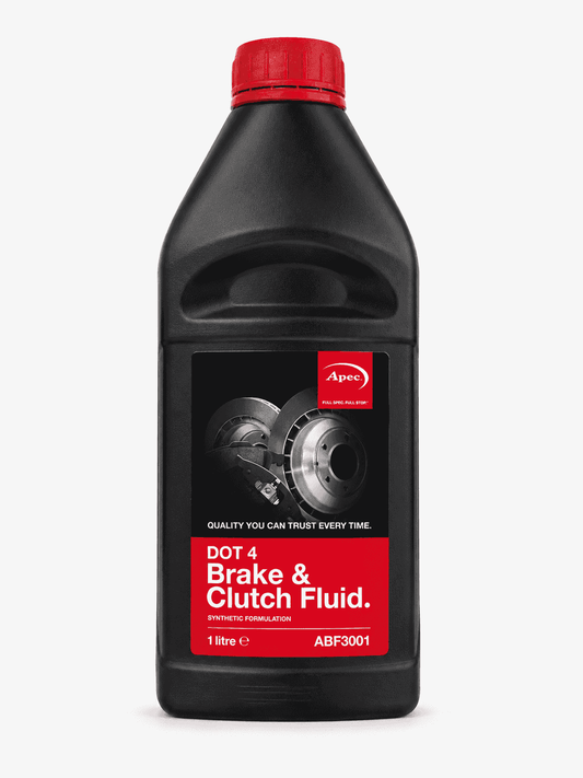 Apec DOT 4 Brake & Clutch Fluid 1L - High Performance Hydraulic Brake Fluid
