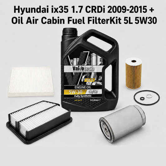 Hyundai ix35 1.7 CRDi 2009-2015 Service Kit + 5L 5W-30 Oil
