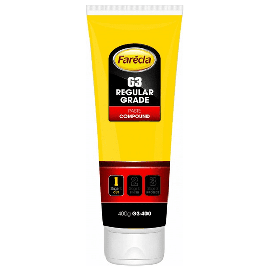 FARECLA G3 Regular Grade Paste Compound - 400g Effective Rubbing Compound for Paint Correction