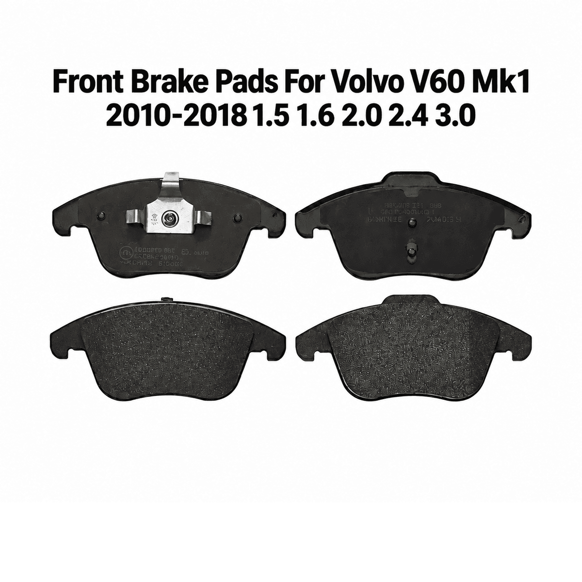 Volvo V60 MK1 (2010 - 2018) Front Brake Pads Set - Brake Pads - GT Motor Part