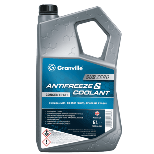 GRANVILLE SUB ZERO Blue Antifreeze & Coolant 5L