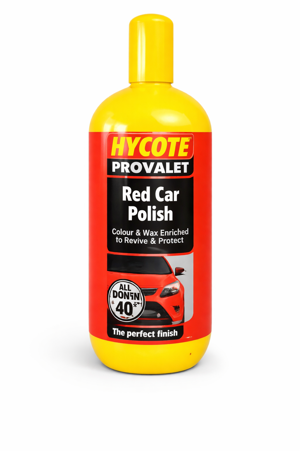 Hycote Provalet Car Polish 500ml – Colour Enriched Car Wax Polish for Restoring & Protecting Paintwork