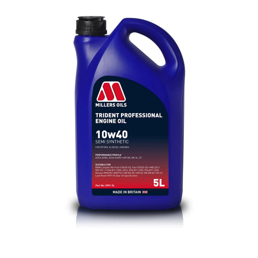MILLERS OILS Trident Professional 10w40 Semi Synthetic