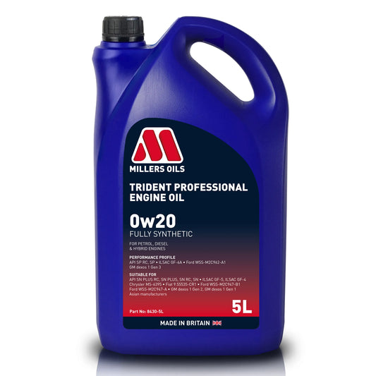 MILLERS OILS Trident Professional 0w20 Fully Synthetic