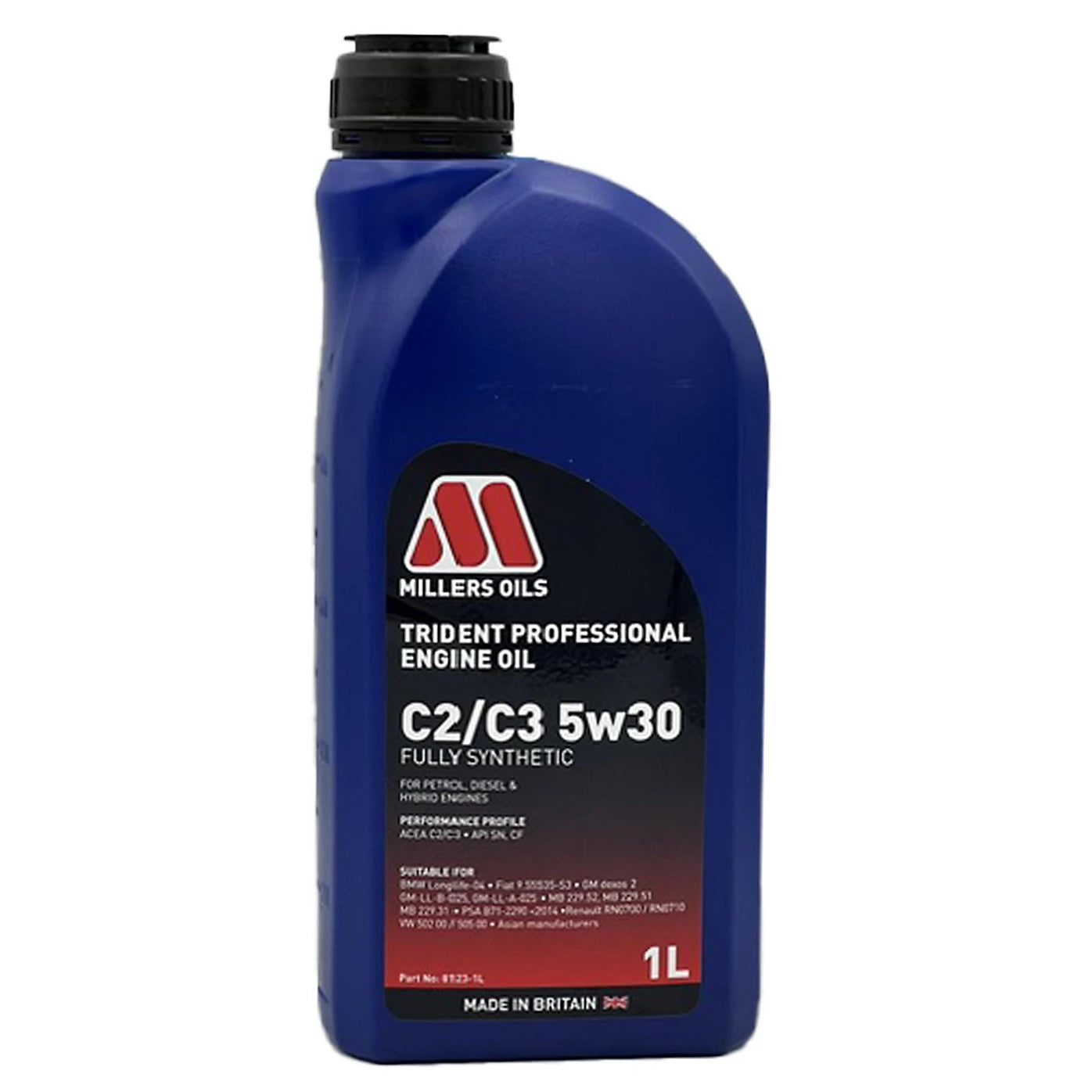 MILLERS OILS Trident Professional 5w30 c2/c3 Fully Synthethic