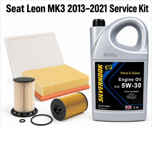 SEAT Leon 1.6 / 2.0 TDI 2013-2021 Four-Filter Service Kit + Oil