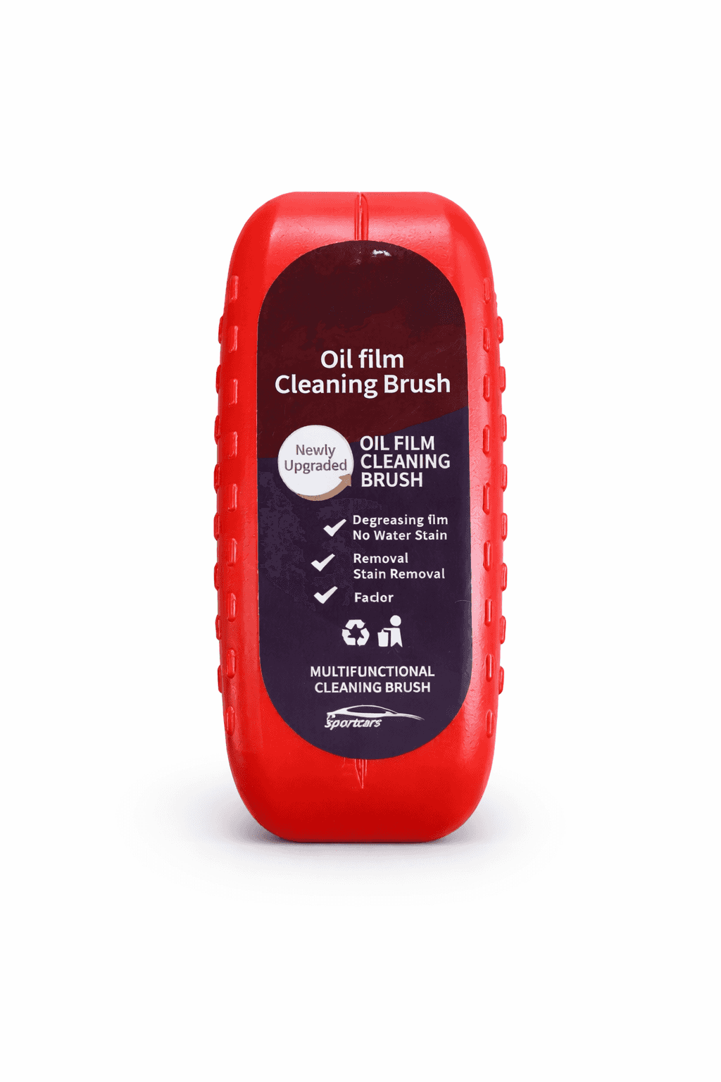 Car Windscreen Oil Film Cleaning Brush – Automotive Glass Cleaning Sponge for Removing Grease, Traffic Film & Streaks