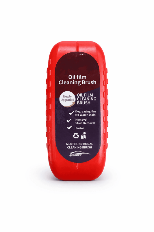 Car Windscreen Oil Film Cleaning Brush – Automotive Glass Cleaning Sponge for Removing Grease, Traffic Film & Streaks