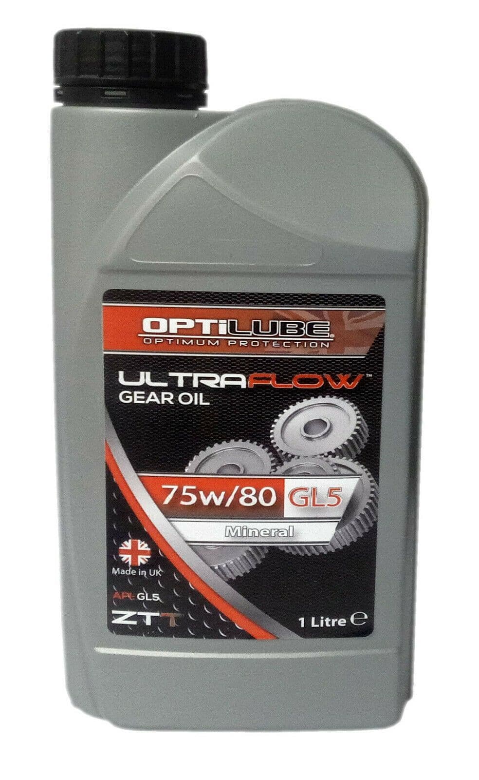 OPTILUBE 75W-80 Gear Oil - 1L High-Performance Lubricant for Manual Transmissions and Differentials