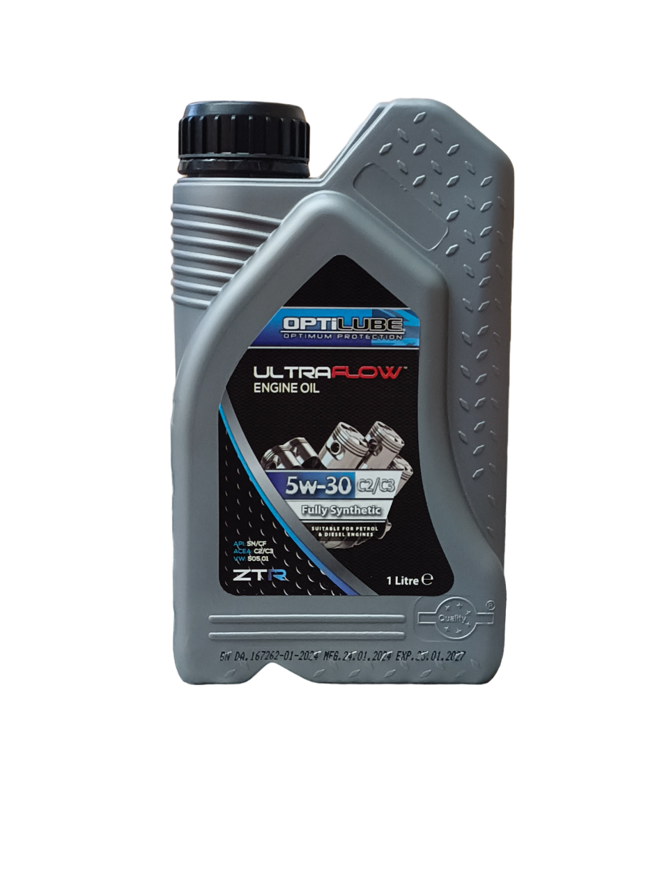 OPTILUBE 5W-30 C2/C3 Fully Synthetic Engine Oil - 1L High-Performance Lubricant for Modern Engines