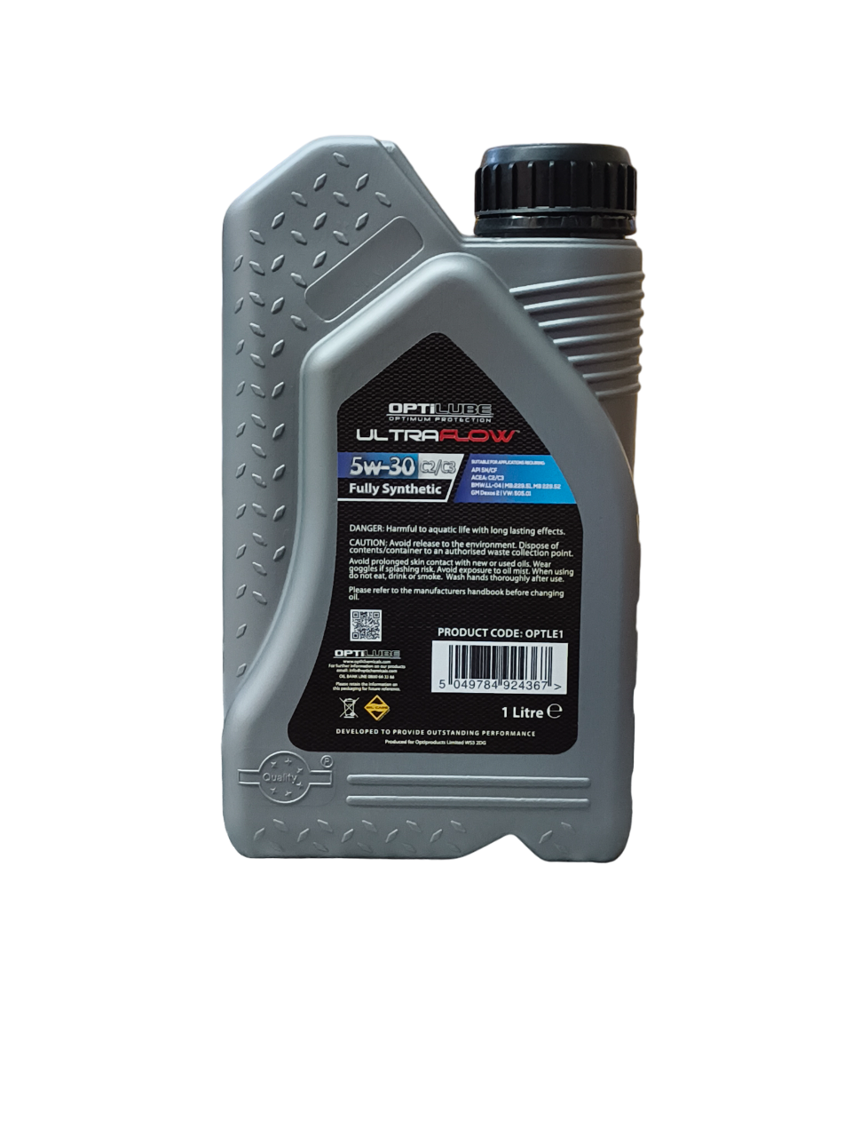 OPTILUBE 5W-30 C2/C3 Fully Synthetic Engine Oil - 1L High-Performance Lubricant for Modern Engines