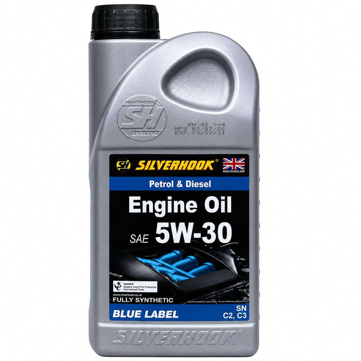 Silverhook 5W-30 Fully Synthetic Engine Oil C2/C3 API SN | GTM