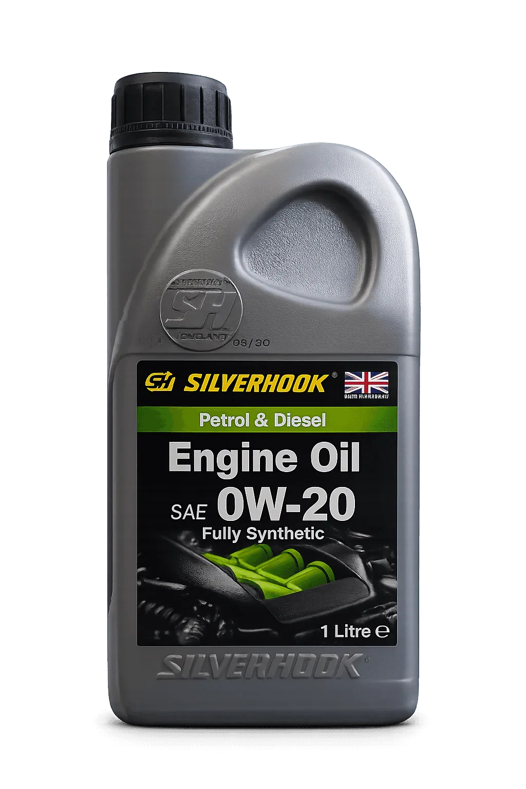 Silverhook Engine Oil 0W-20 Fully Synthetic API SP C5/C6 Petrol & Diesel 1L - GT Motor Part
