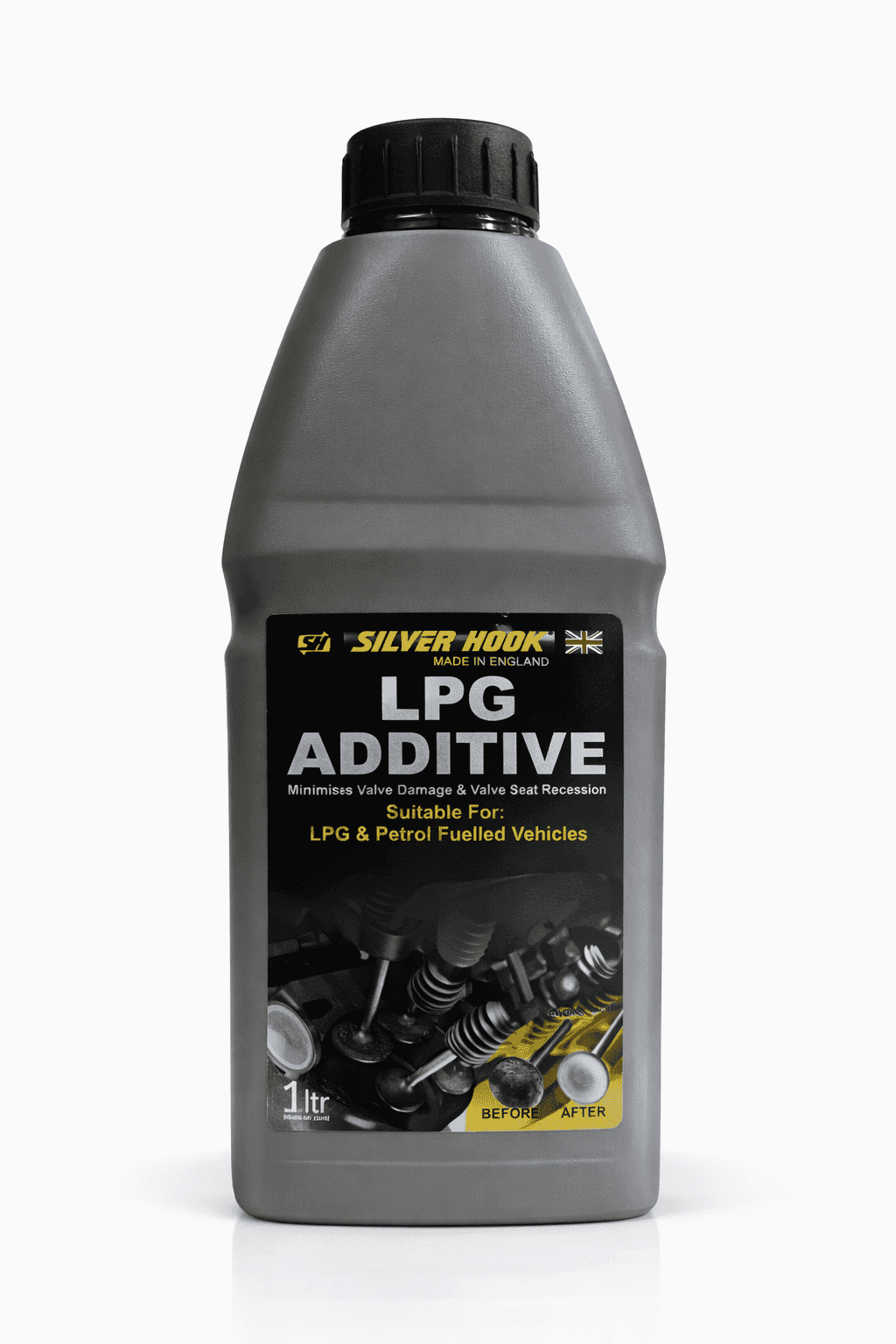 Silverhook LPG Additive 1L – LPG Treatment, Valve Saver & Fuel System Cleaner for LPG & Petrol Vehicles
