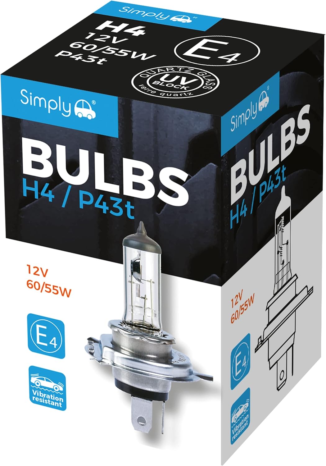 SIMPLY H4 472 12V 60/55W Halogen