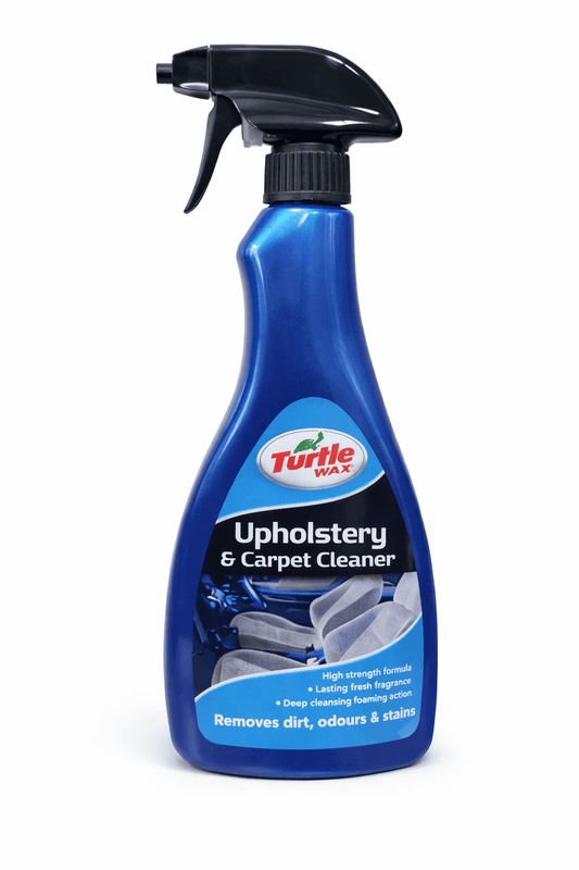 Turtle Wax Upholstery & Carpet Cleaner 500ml – Car Interior Fabric Cleaner Spray for Seats, Carpets & Mats