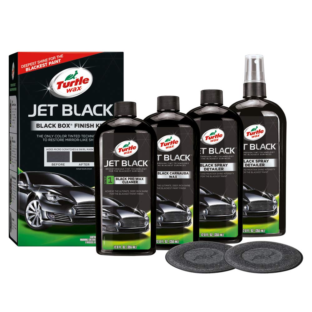 TURTLE WAX Jet Black Black Box' Finish Kit