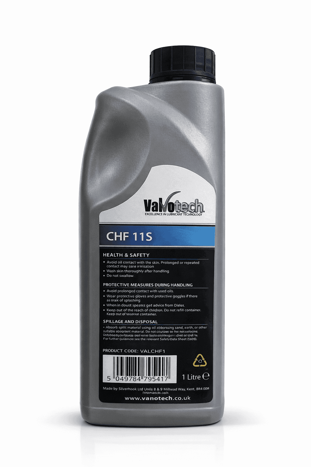 Valvotech CHF 11S Central Hydraulic Fluid 1L – Power Steering & Hydraulic System Fluid